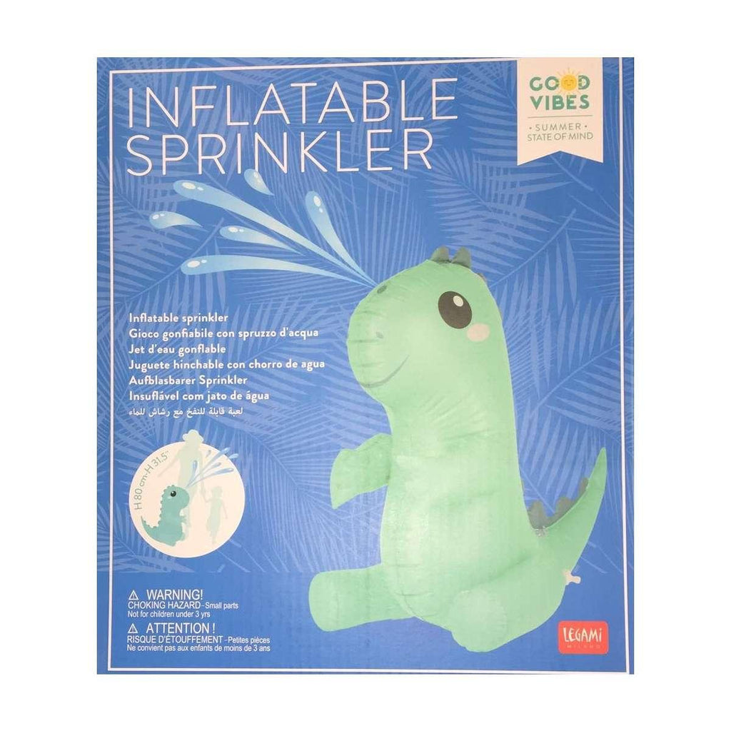 gioco gonfiabile spruzzo acqua Dino