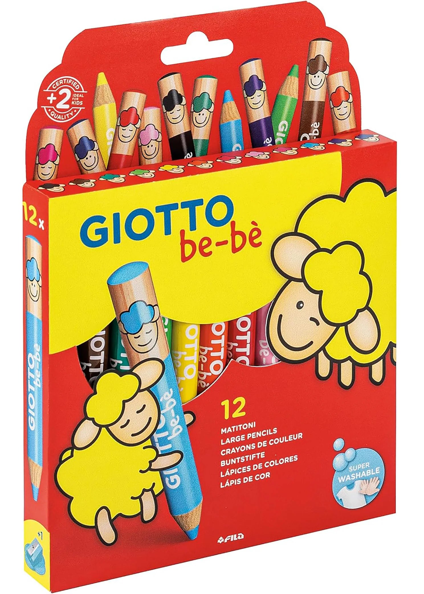 Matitioni Giotto Bebè 12 pz