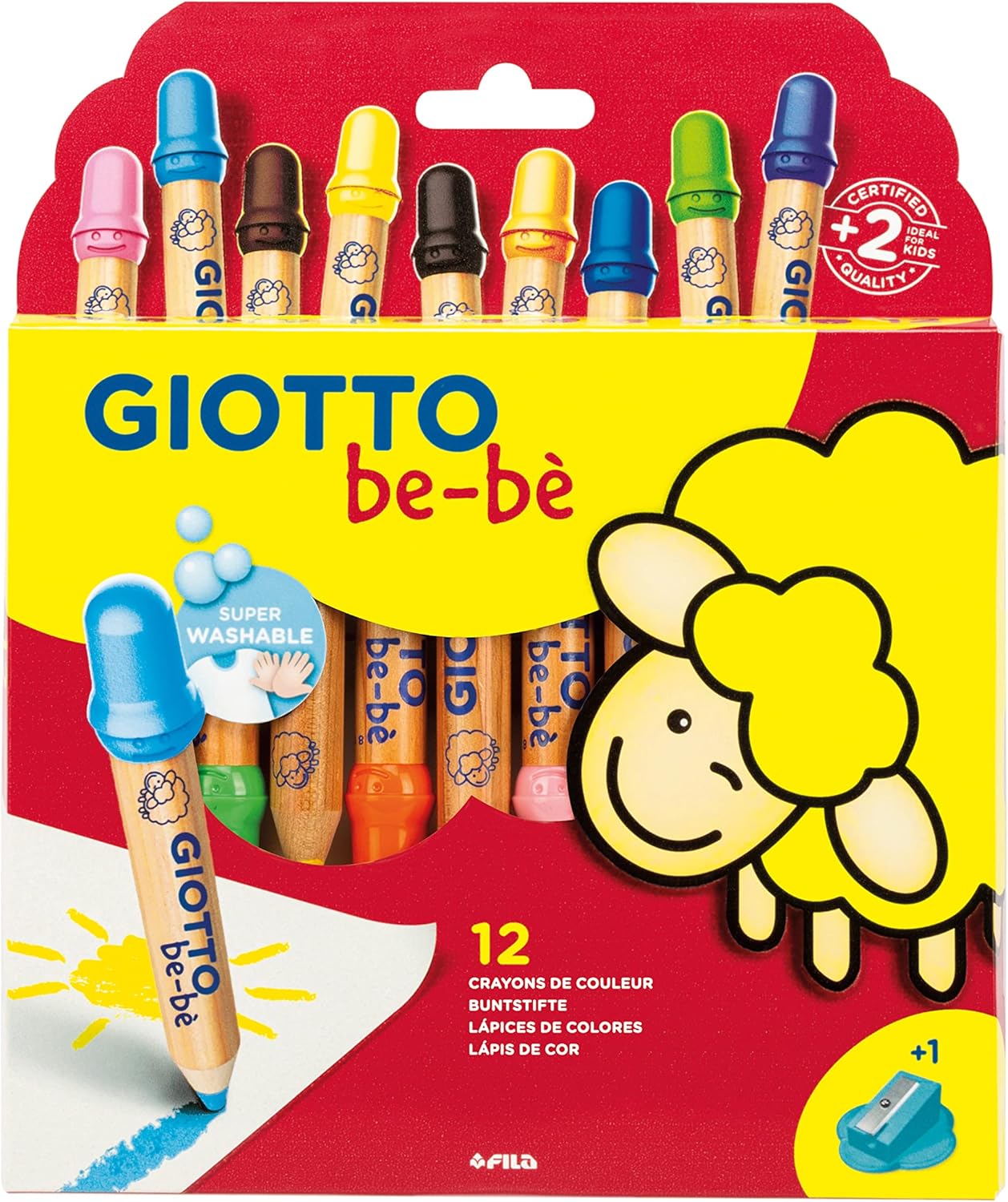 Matitioni Giotto Bebè 12 pz