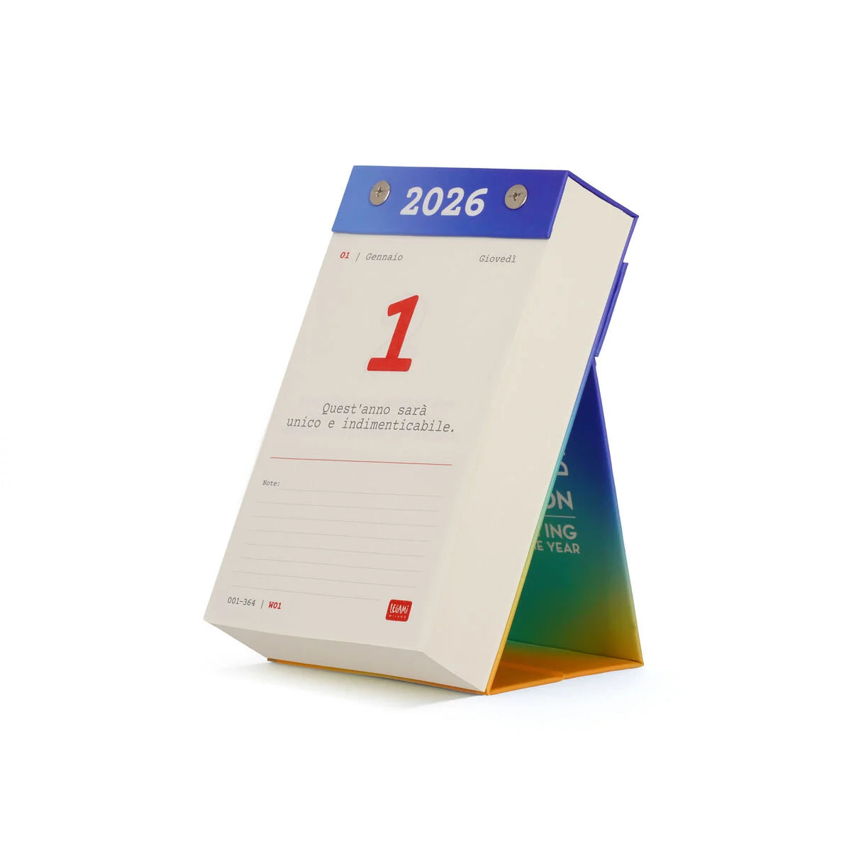 Calendario da Tavolo Giornaliero - 2026 - Edizione Italiana