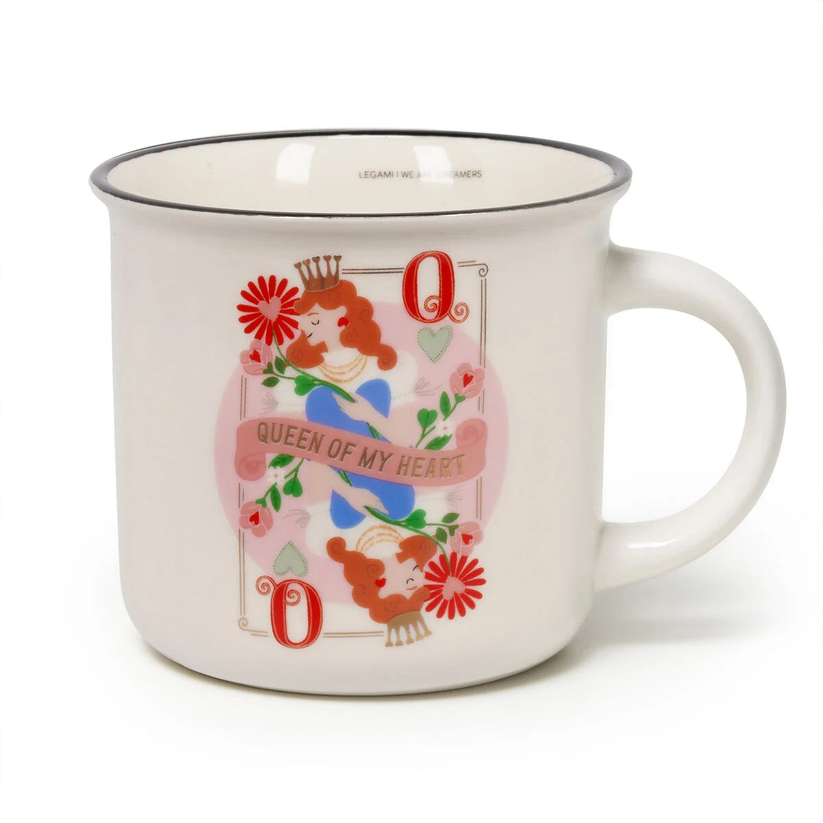 Tazza in Porcellana con Illustrazione a tema Queen.