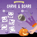 Kit per Intagliare Zucca di Halloween - Carve & Scare