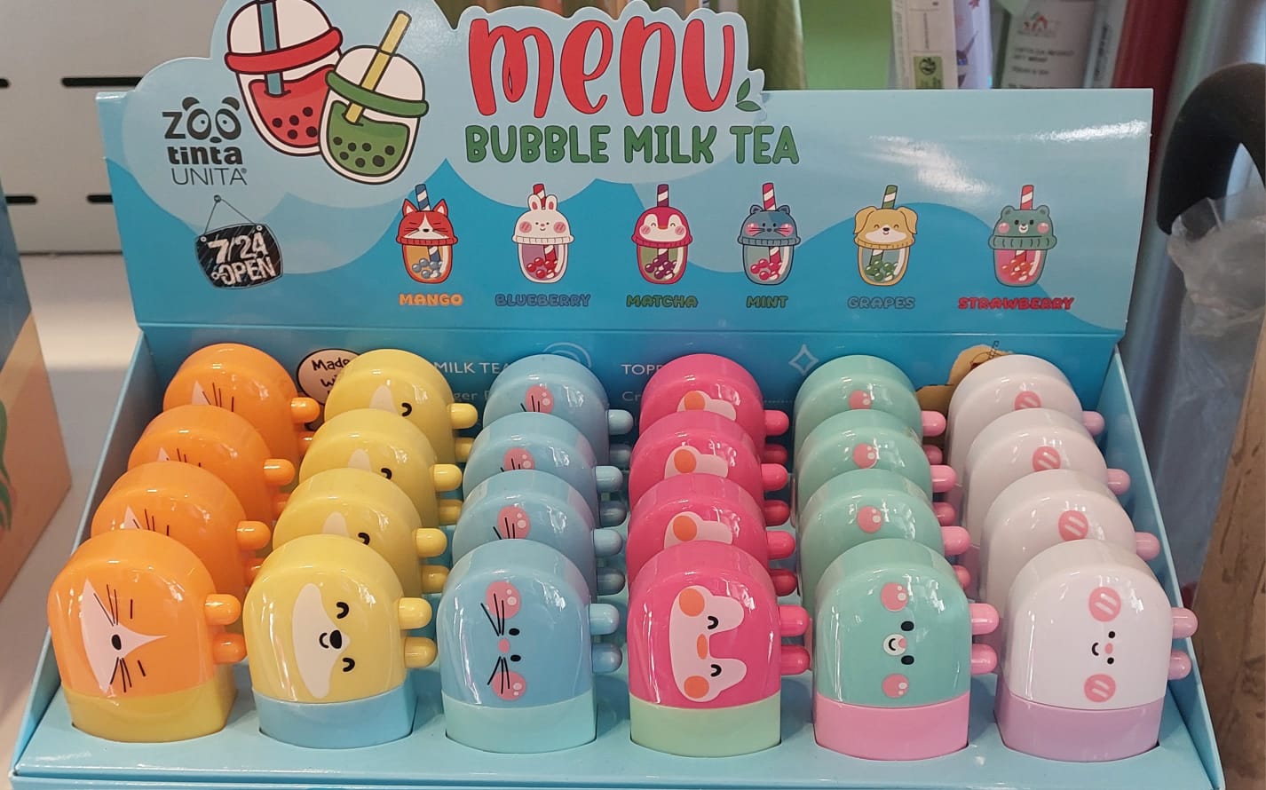 Correttore a nastro Bubble Tea Tinta Unita Zoo