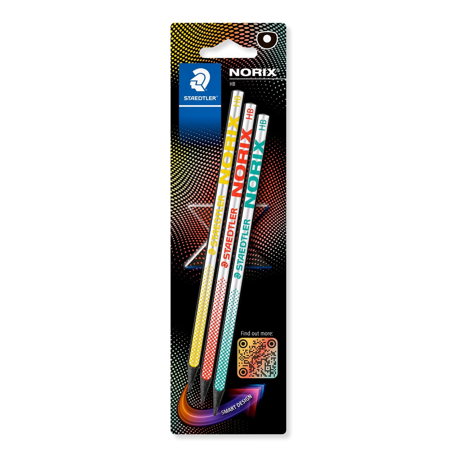 NORIX® Blister con 3 matite in colori assortiti